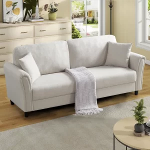 2023 New Fabric Comfy Deep Seat Couch, Modern Living Room Sofa